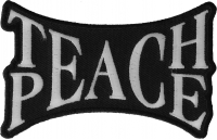 Teach Peace Patch | Embroidered Patches