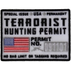 Terrorist Hunting Permit White Patch
