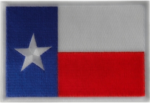 Texas Flag Iron on Patch Medium Texas Flag Iron on Patch Medium