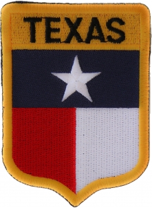 Texas Shield Patch | Embroidered Patches Texas Shield Patch | Embroidered Patches
