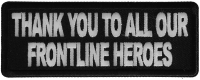 Thank you to all our Frontline Heroes Patch Thank you to all our Frontline Heroes Patch