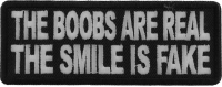 The Boobs are Real The Smile is Fake Patch