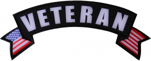 Veteran Extra Large Rocker Patch