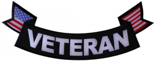 Veteran Extra Large Rocker Patch