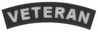 Veteran Medium Size Rocker Patch | US Military Veteran Patches Veteran Medium Size Rocker Patch | US Military Veteran Patches