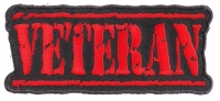 Veteran Patch Old Stamper Red | US Military Veteran Patches Veteran Patch Old Stamper Red | US Military Veteran Patches