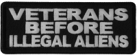 Veterans Before Illegal Aliens Patch