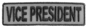 Vice President Patch 3.5 Inch Reflective | Embroidered Patches