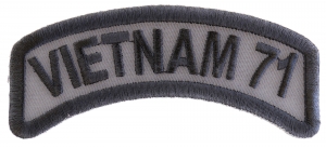 Vietnam 1971 Patch | US Military Vietnam Veteran Patches