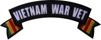 Vietnam War Vet Extra Large Rocker Patch