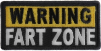 Warning Fart Zone Patch | Embroidered Patches