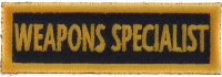 Weapons Specialist Patch | US Military Veteran Patches