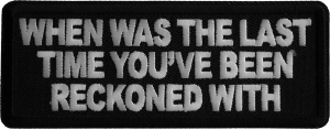 When Was the Last Time You've Been Reckoned with Iron on Patch
