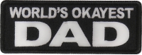 World's Okayest Dad Patch