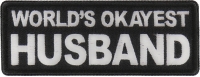 World's Okayest Husband Patch