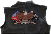 All Gave Some and Some Gave All POW MIA Eagle Large Back Patch