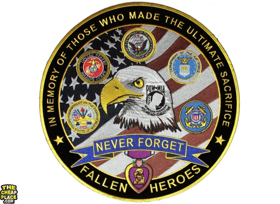 Military Patches | In Memory of our Fallen Heroes Patch