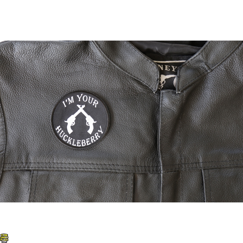 BLACK, GRAY, & WHITE HAT - I'M YOUR HUCKLEBERRY PATCH