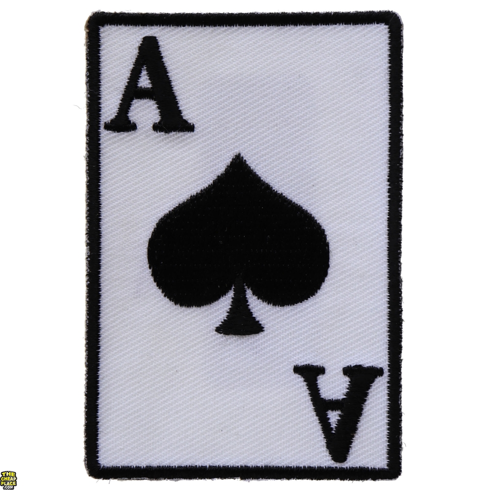 Ace Of Spades Patch Novelty Patches TheCheapPlace