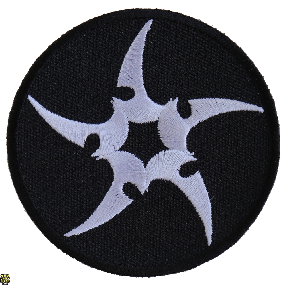 Ninja Star Patch Embroidered Patches