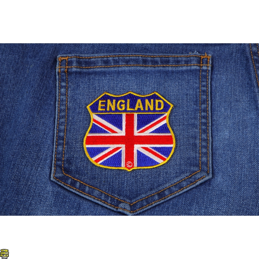england shirt with euro patches