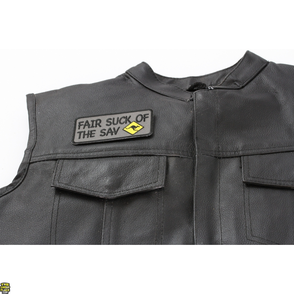 Fair Suck Of The Sav Aussie Saying Patch Inspirational Patches TheCheapPlace