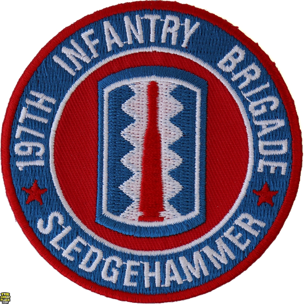 197th Infantry Brigade Patch Sledgehammer Army Patches TheCheapPlace