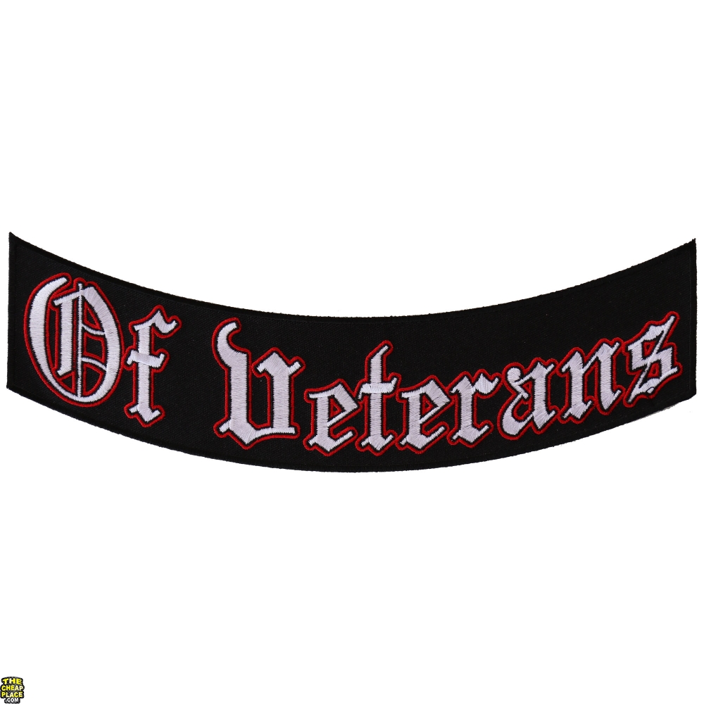 Of Veterans Lower Rocker Patch | US Military Veteran Patches