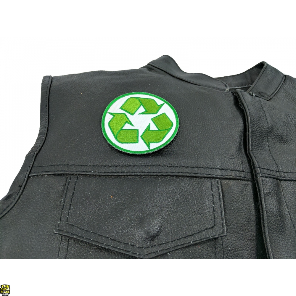 “DO YOU EVEN RECYCLE?” PATCH LOOSE TEE IN BLACK