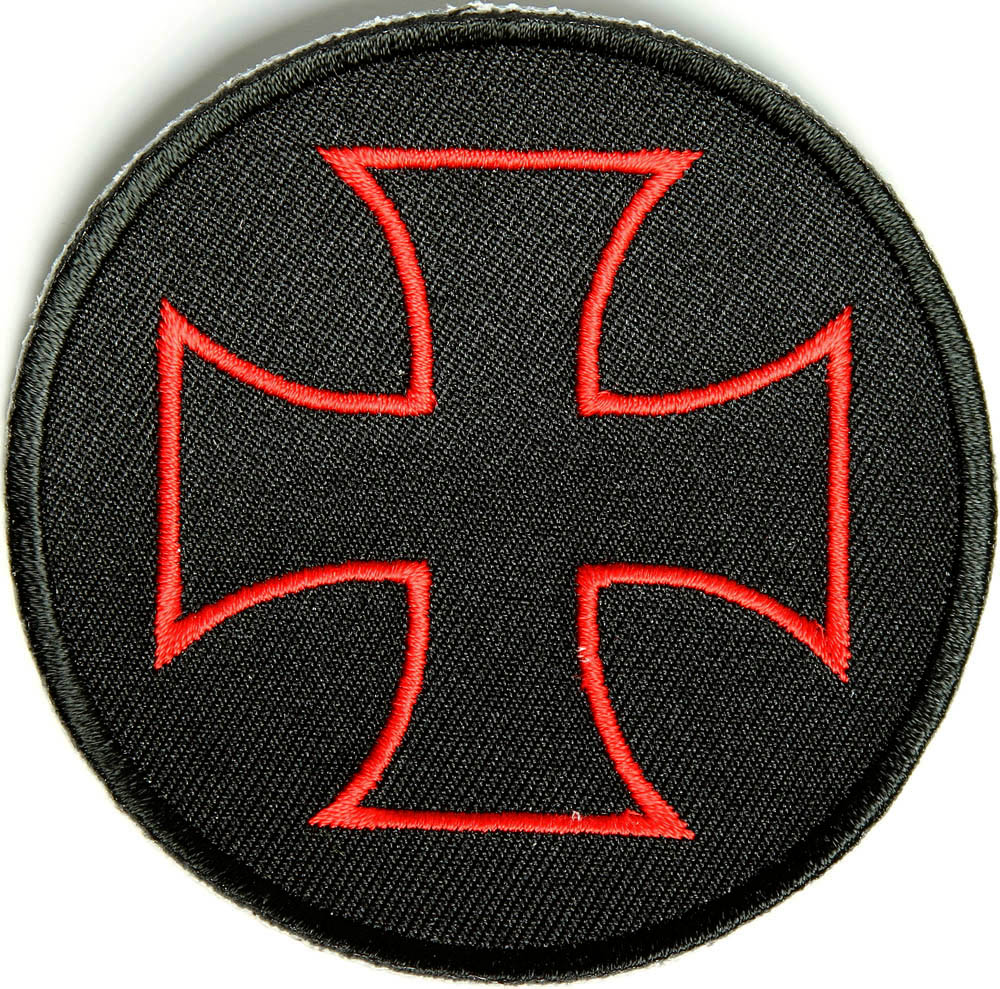 Iron Cross PATCH Red Black Novelty Patches TheCheapPlace