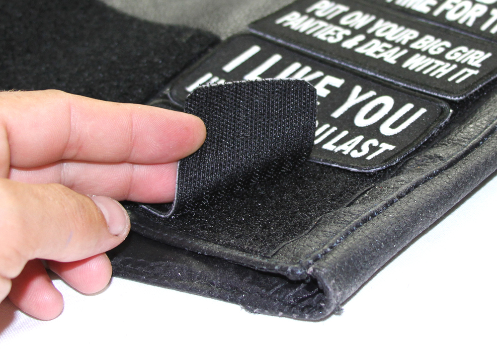 5 Pack 4x2 Inch Hook Peel and Stick Backing For Patches Embroidered Patches by Ivamis Patches