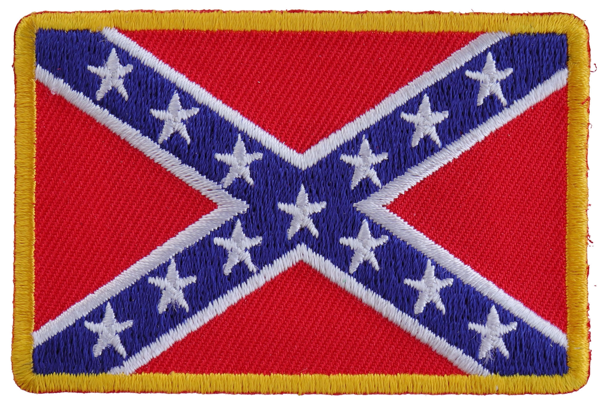 Rebel Flag Patch - Confederate Flag  Embroidered Patches by Ivamis Patches