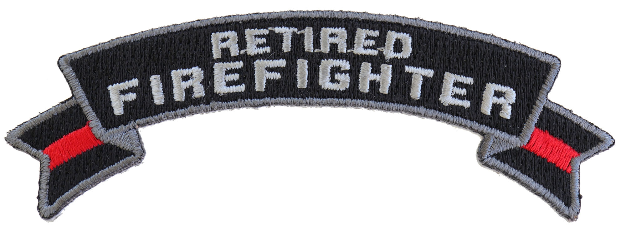 Retired Firefighter Rocker Patch by Ivamis Patches