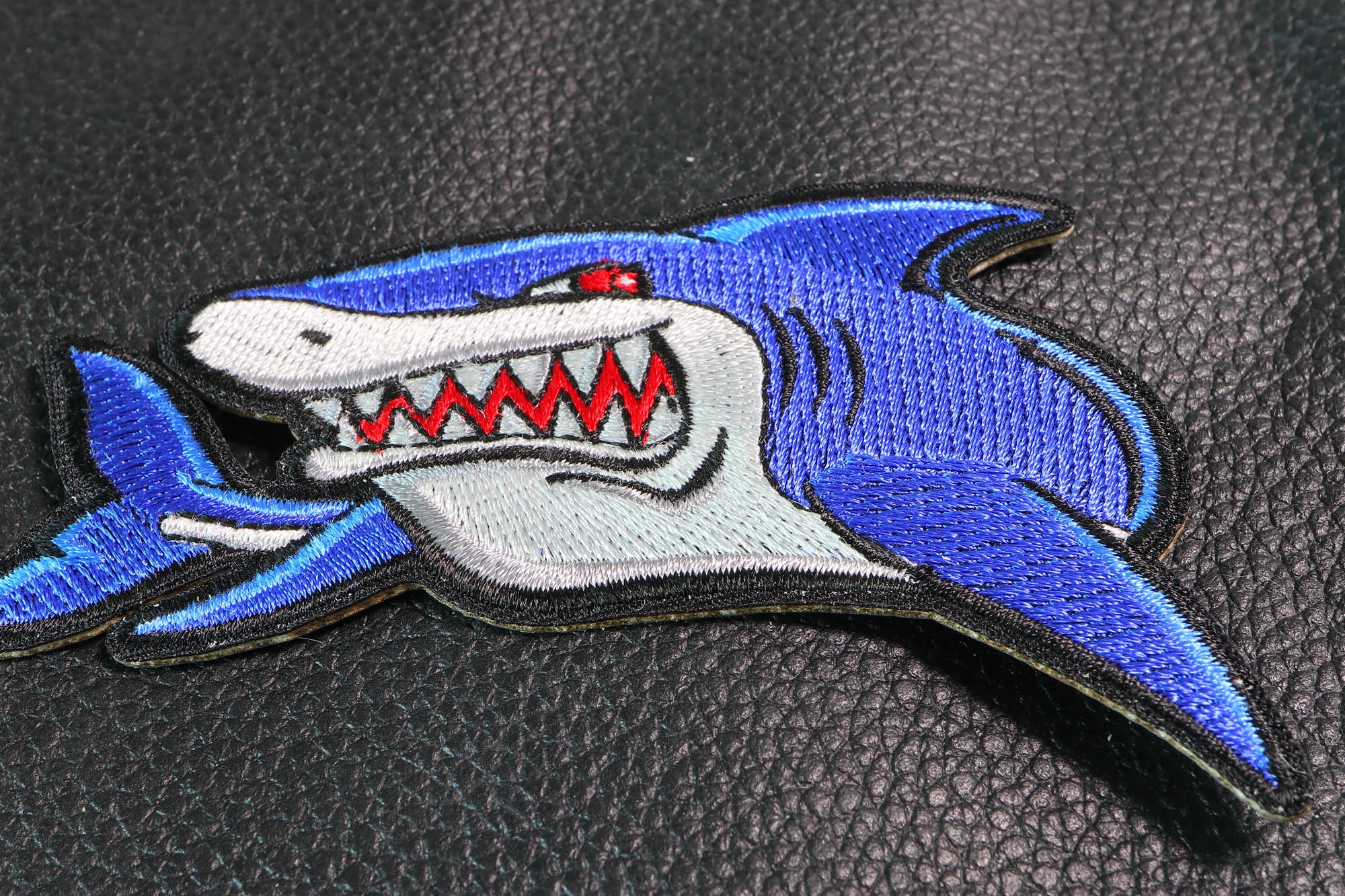 Shark Patch for Jackets Sew or Iron on Application by Ivamis Patches