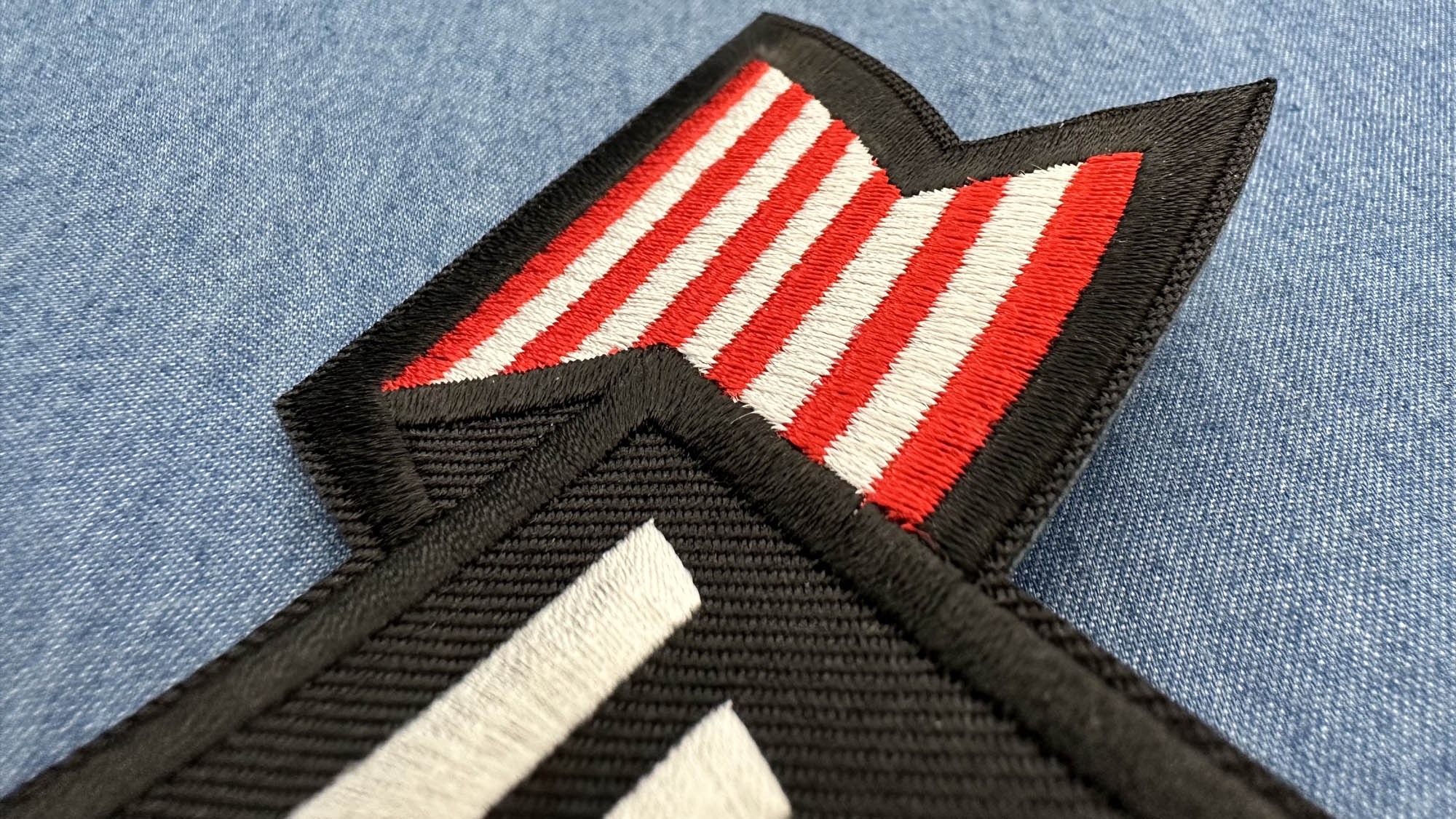 Airborne Patch, US Flag Large Rocker Patch by Ivamis Patches