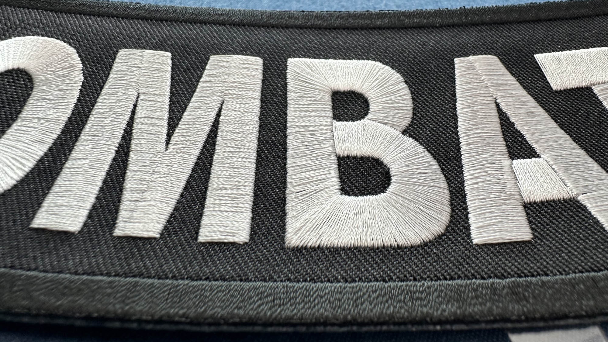 Combat Vet Patch, US Flag Large Rocker Patch by Ivamis Patches