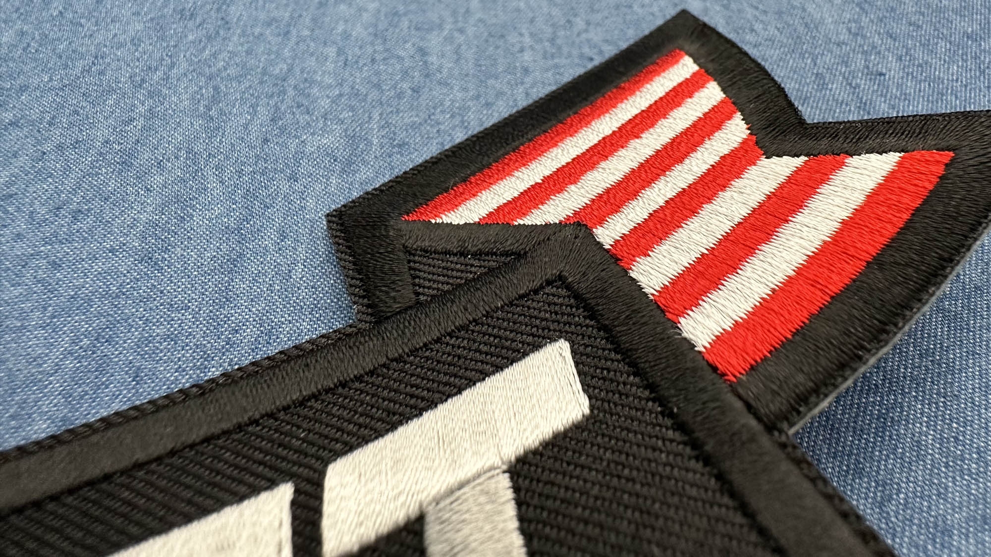 Combat Vet Patch, US Flag Large Rocker Patch by Ivamis Patches