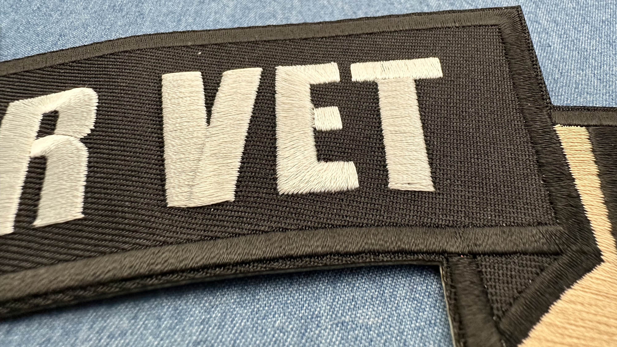 Iraq War Vet Patch, Large Rocker Patches by Ivamis Patches