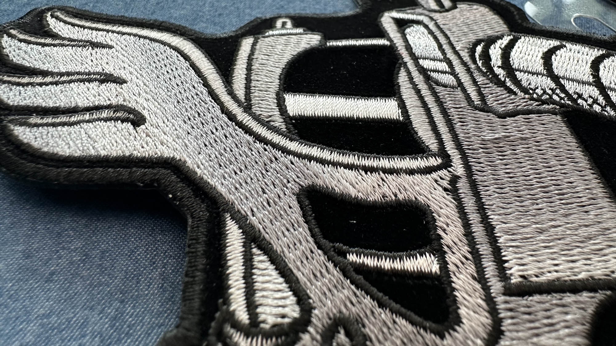 Tattoo Guns Patch, Large Back Patches for Vests by Ivamis Patches