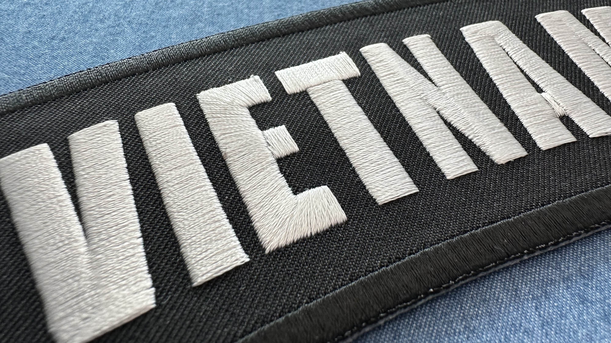 Vietnam War Vet Patch, Large Rocker Patches by Ivamis Patches