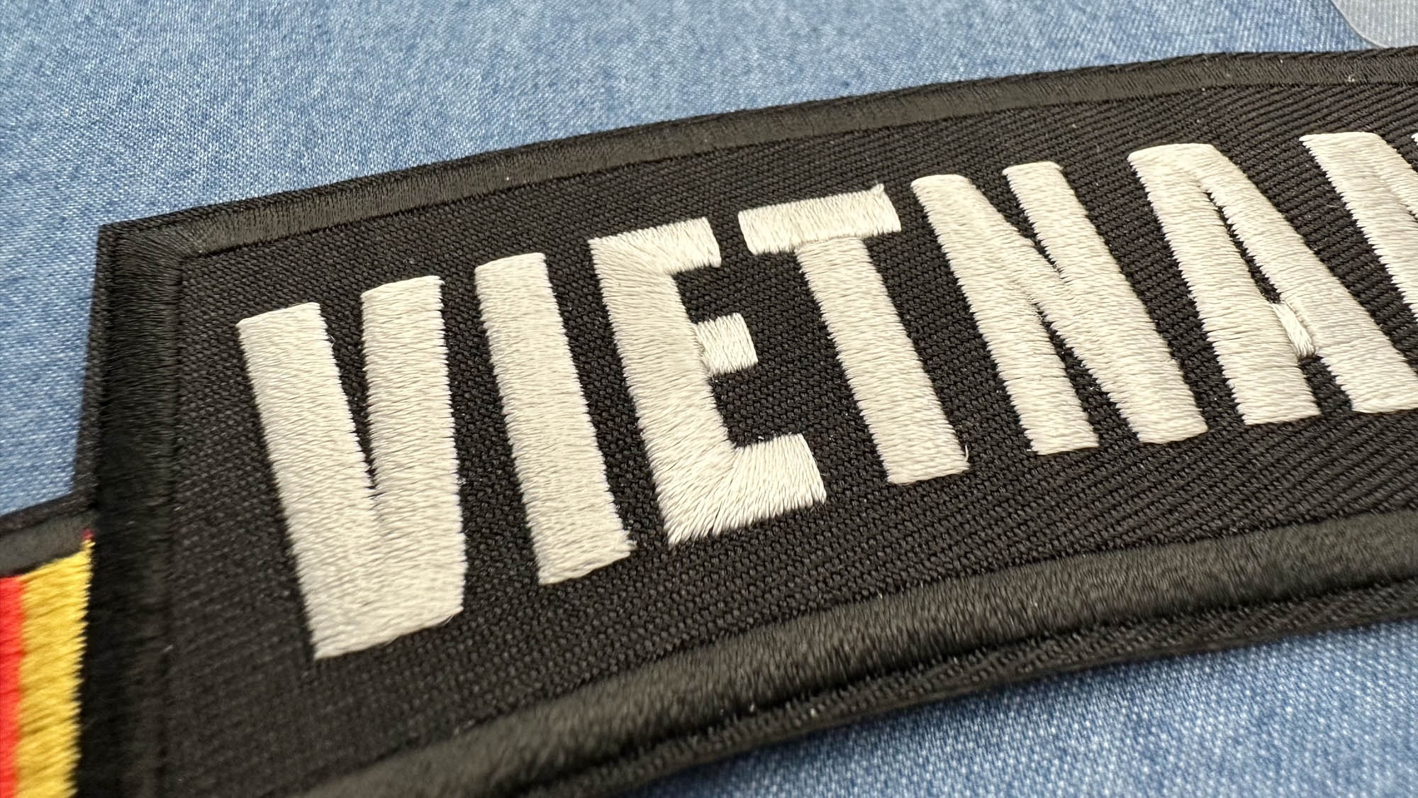 Vietnam War Vet Patch, Large Rocker Patches by Ivamis Patches
