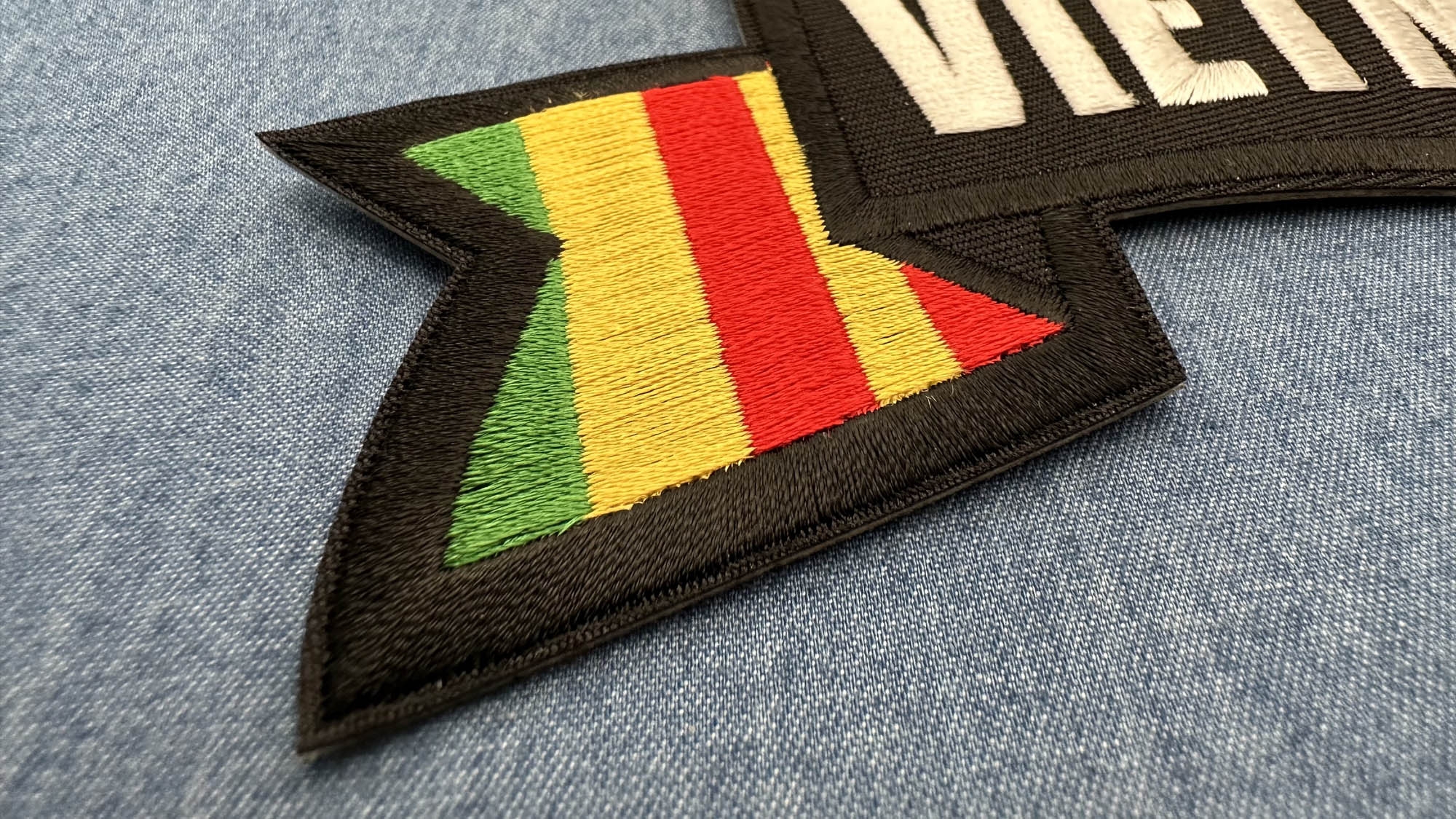 Vietnam War Vet Patch, Large Rocker Patches by Ivamis Patches