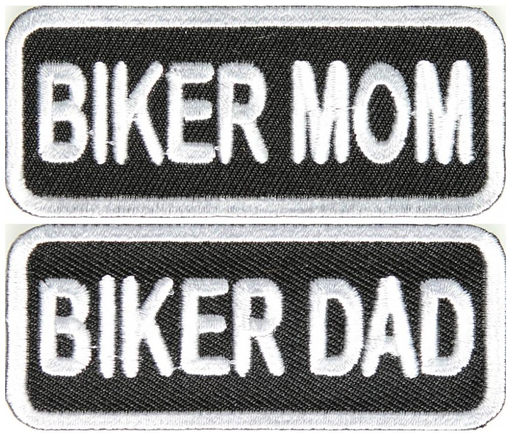 Biker MOM and Biker DAD Patches | Biker Patches -TheCheapPlace