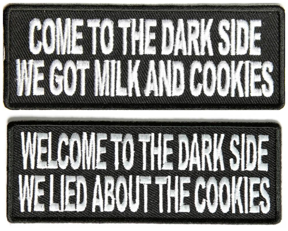 Come To The Dark Side Funny Patch Set Funny Patches TheCheapPlace