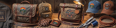 Patches on Denim Gear