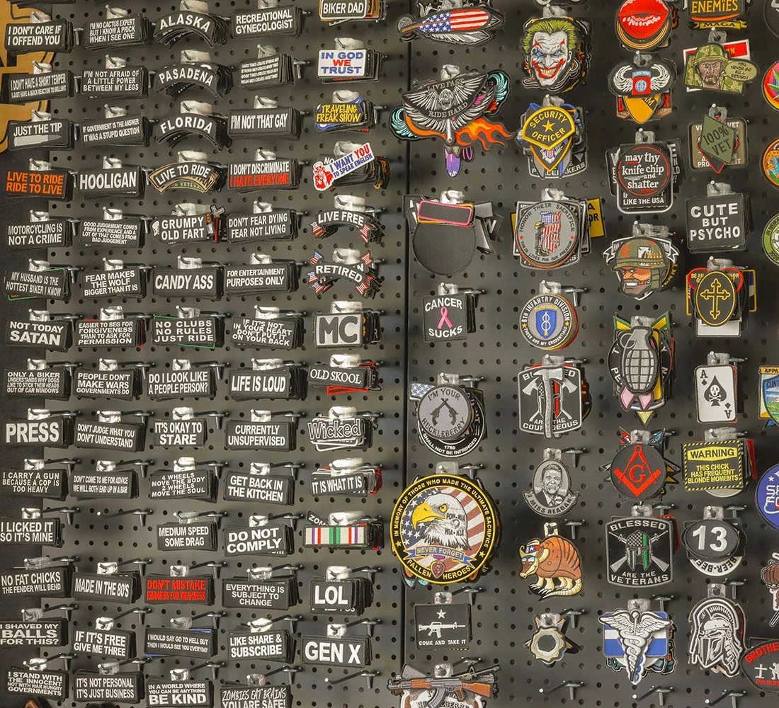 Wholesale Patches Display