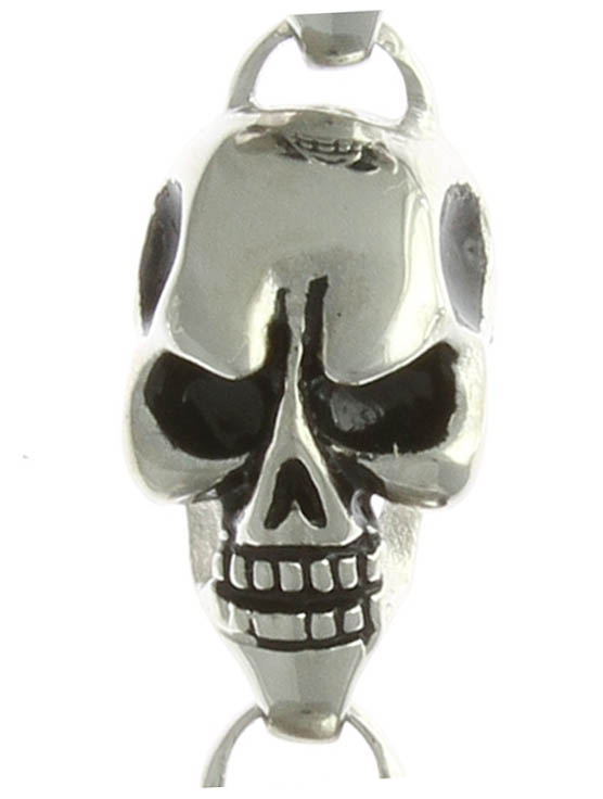 Alien Skull Biker Chain Bracelet The Cheap Place