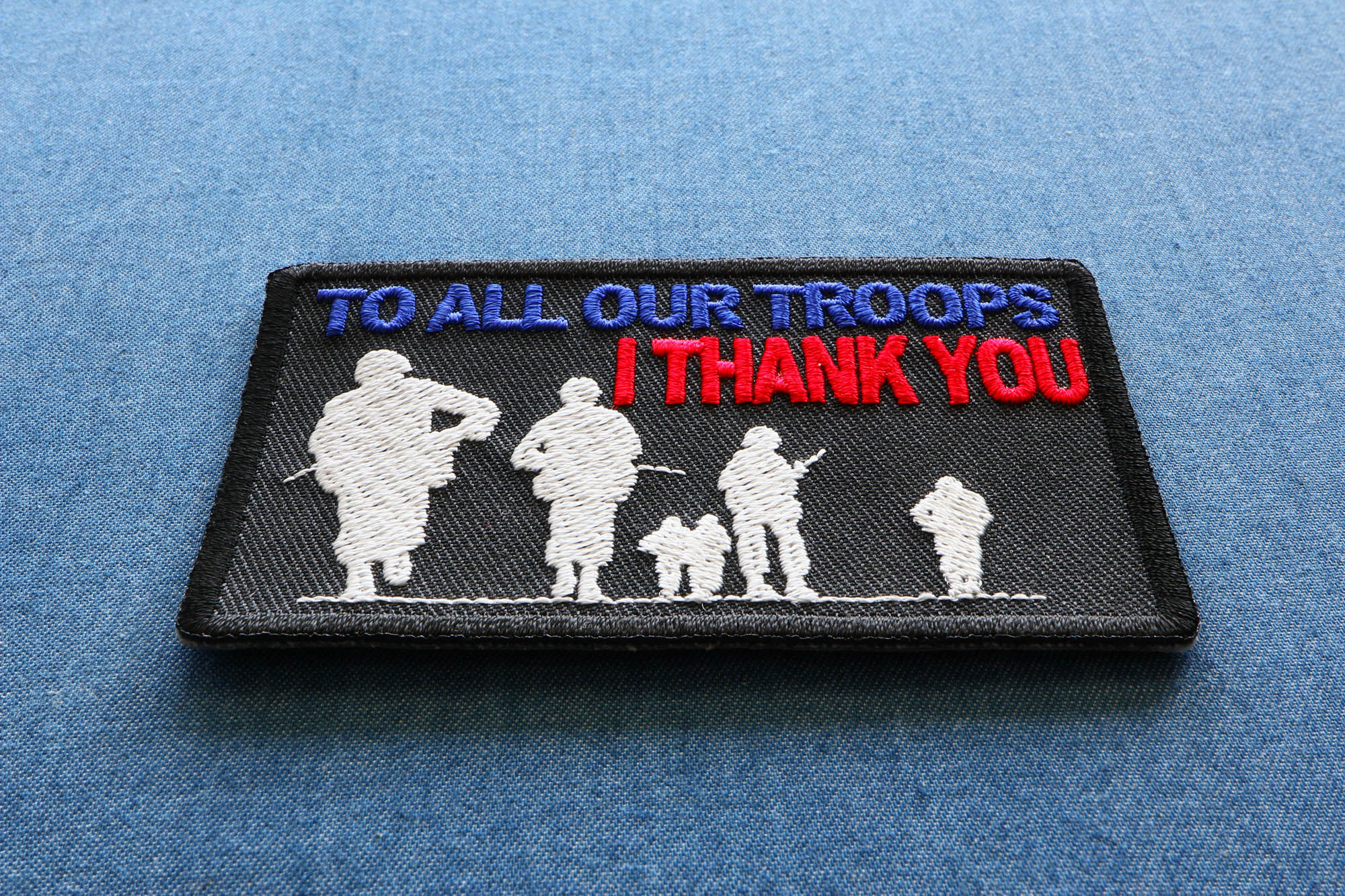 To All Our Troops I Thank You Patch | US Military Veteran Patches by ...
