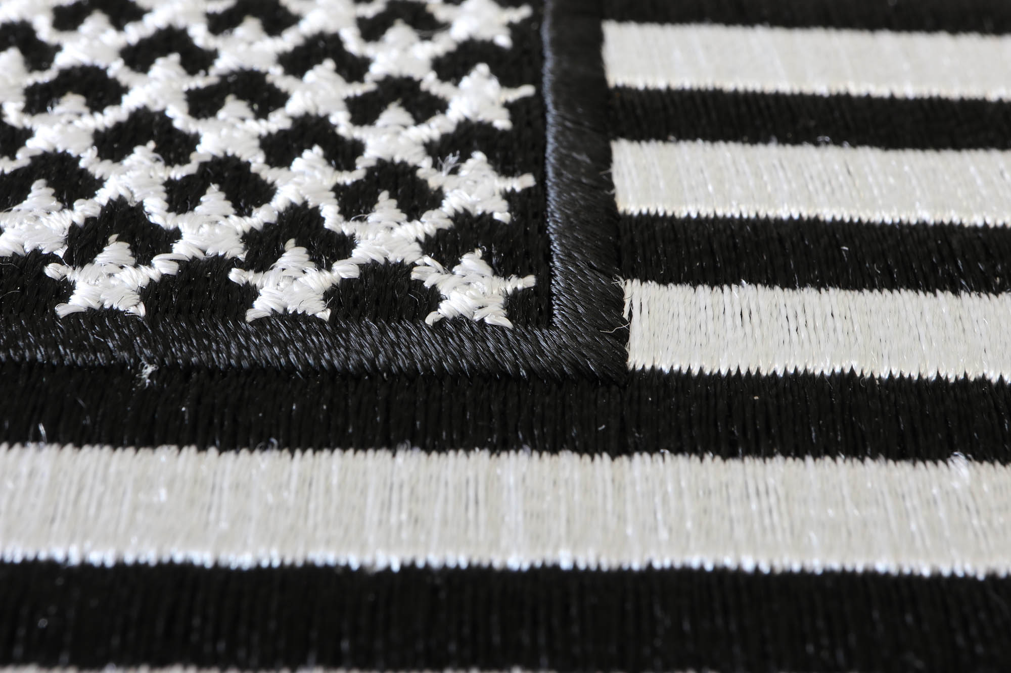 Black and White 4 Inch American Flag Patch Embroidered Patches by