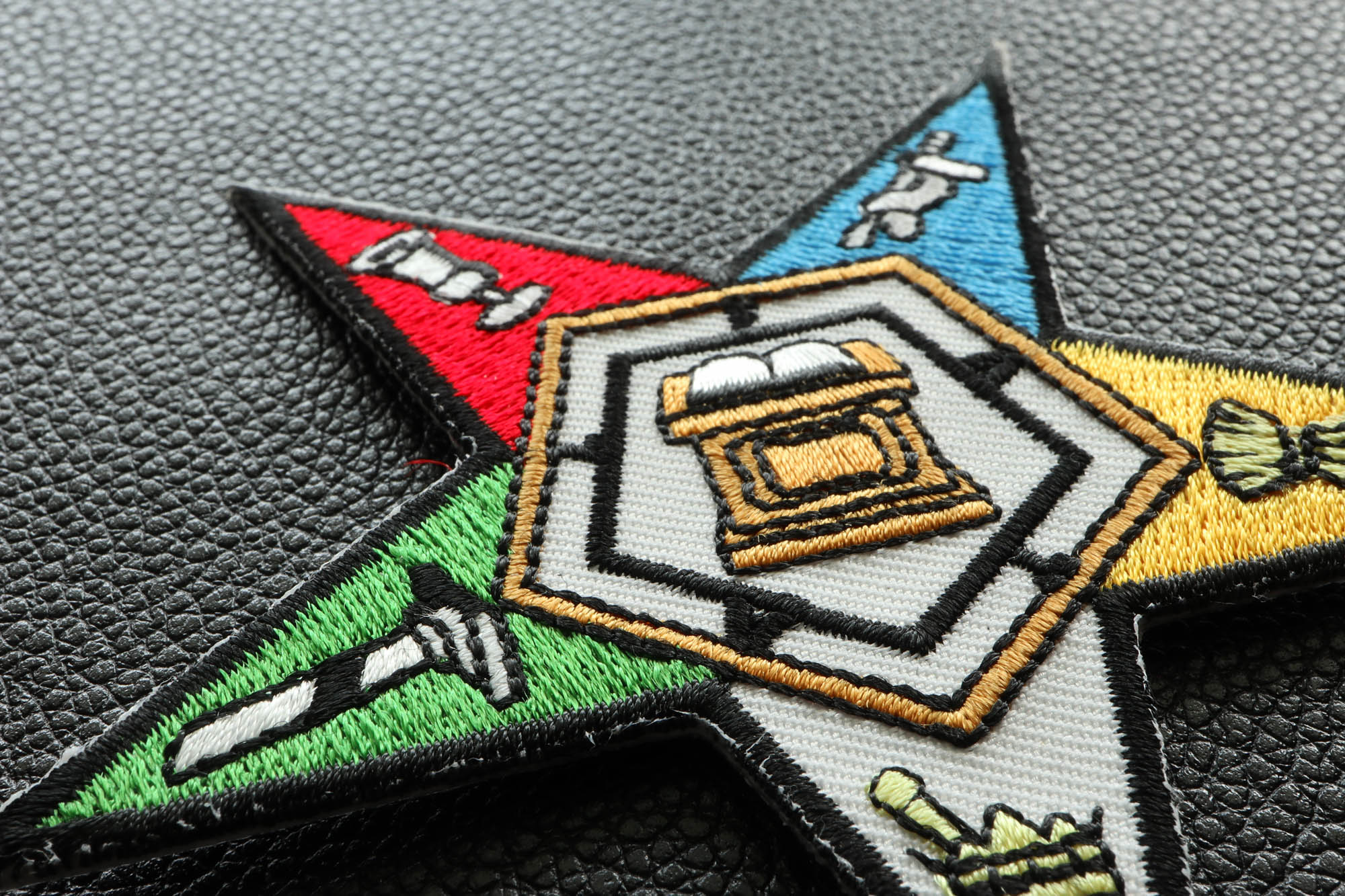 Eastern Star Iron On Patch Embroidered Patches by Ivamis Patches